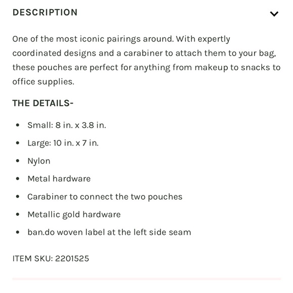 3/$20*when bundled* NWT Bando Carry All Duo - Picture 4 of 6